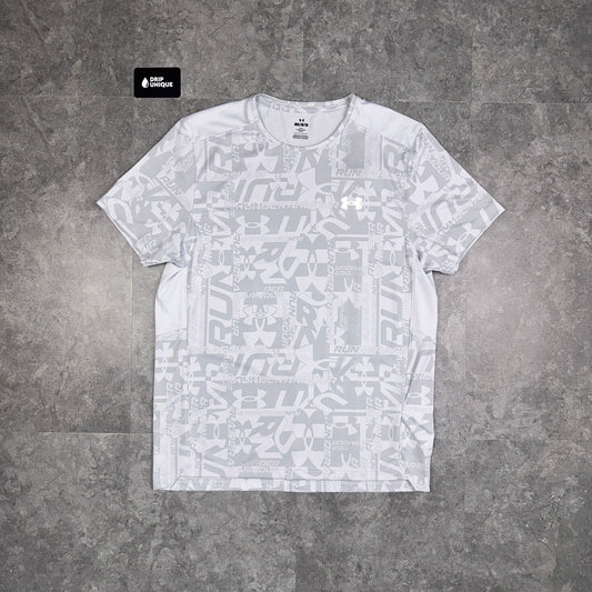 Under Armour Launch Printed T-Shirt Halo Grey