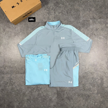Under Armour Tech Utility T-Shirt Baby Blue Bundle